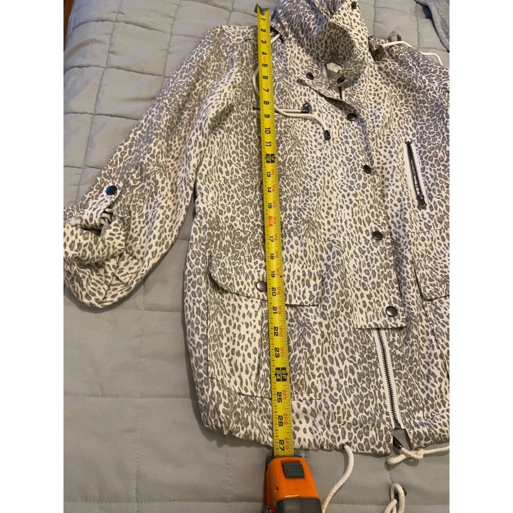 Joie Leopard Print Barker Utility Jacket Womens S… - image 6